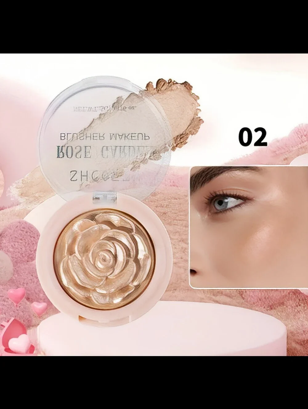 🆕️BAKED BLUSH💖6 DIMENSIONAL BAKED BLUSH/ EYESHADOW/HIGHLIGHT IN GIFT BOX